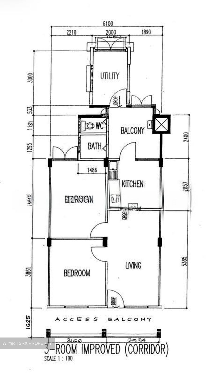 Blk 115 Toa Payoh North (Toa Payoh), HDB 3 Rooms #602736491